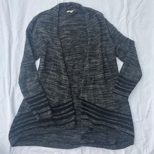 Eileen Fisher Heathered Open Front Cardigan